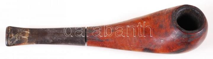 25 darabos nagy pipa gyűjtemény dobozban. márkás, érdekes darabokkal