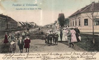 Vinkovce, Vinkovci; Njemacka ulica / street, collage