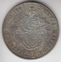 1847B 20Kr Ag "V. Ferdinánd" T:2