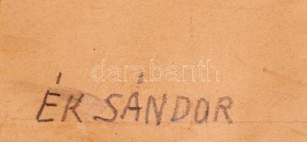 Ék Sándor (1902-1975): A magyar történelem. Freskó terv. Akvarell, papír, jelzett, összetekerve, /
É...