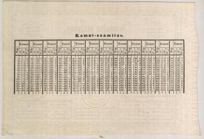 1848. 100Ft "Kamatos utalvány" T:I RRR!!!