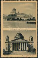 Esztergom - 3 db városképes lap