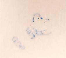 Német figurális porcelán tétel, összesen 4 db, jelzettek, hibátlanok, kézzel festettek, kb 17×19 cm