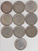 1947. 5Ft Ag "Kossuth" (10x) T:vegyes