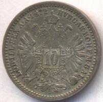 Ausztria 1872. 10Kr Ag "Ferenc József" T:3 Austria 1872. 10 Kreuzer Ag "Franz Joseph" C:F