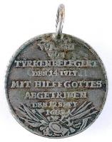 Habsburg Birodalom / I. Lipót (1657-1705) 1683. Ezüst szóróérem Bécs felszabadítására (5.5g/28mm) sz...