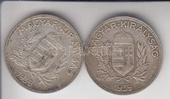 1939. 1P Ag (2x) T:2,2-