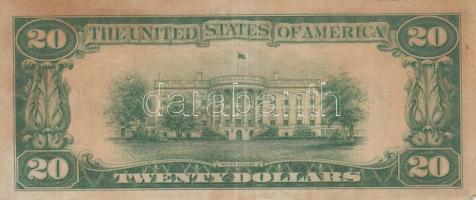 Amerikai Egyesült Államok 1934. 20$ "Andrew Jackson" T:III
USA 1934. 20 Dollars "Gold...