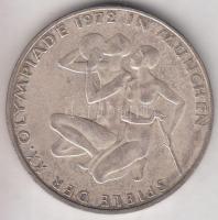 NSZK 1972D. 10M Ag "Olimpia-München / Atléták" T:V2-
Germany-Federal Republic 1972D. 10 Ma...
