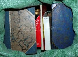 Több zsáknyi vegyes könyvtétel témánként bontva. Krimik, olcsó könyvtár, egyéb