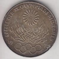 NSZK 1972D 10M Ag "Olimpia-München/Olimpiai Láng" T:2
GFR 1972D 10 DMark Ag "Olympic ...