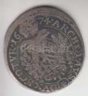 Ausztria 1674. 6Kr Ag "I. Lipót" T:2-
Austria 1674. 6 Kreuzer Ag "Leopold I" C:V...