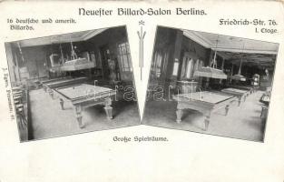 Berlin billiard saloon interior