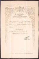 1910 Hadnagyi kinevezés / Appointment for leutneant