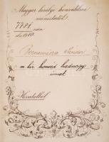 1910 Hadnagyi kinevezés / Appointment for leutneant