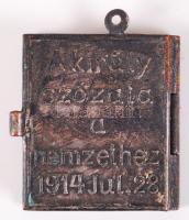 1914 Ferenc József beszéde Népeimhez címmel azt I. világháború kitörésének előestéjén minikönyv form...