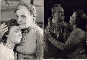 1950-1960 5 db színész fotó (Honthy, Rózsahegyi...)