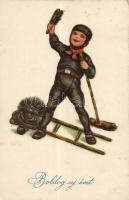 New Year, chimney sweeper