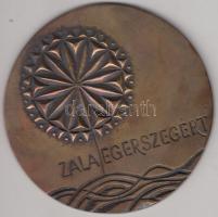 DN "Zalaegerszegért" díj Br emlékplakett dísztokban T:1-