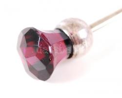 Ezüst (Ag.) mini díszvilla és két díszkanál, jelzettek, bruttó:25 g / Silver spoons and frok