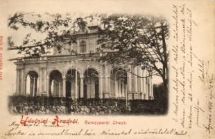 1900 Arad Barossarki kioszk hosszúcímzéses (levágott)