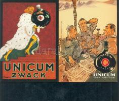 4 db modern, használatlan Zwack reklámlap / 4 modern, unused Zwack advertisement cards