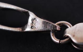 Modern ezüst (Ag.) karkötő, jelzett, nettó: 19,4 g