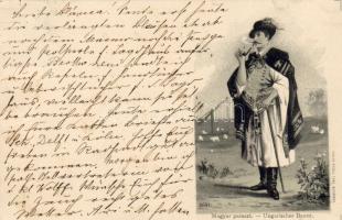 1898 Magyar parszt litho hosszúcímzéses