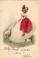 1900 hosszúcímzéses művészlap