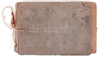 1920-1950 32 db fotó albumba ragasztva, Matern (Baja) kocsigyártó termékei