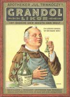 Grandol, liquor advertisement, Rud. Trnkóczy pharmacist, litho, s: Berger