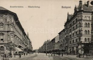 Budapest VII. Erzsébet körút, Cambrinus nagy bor- és sörcsarnok, Magyar Zeneiskola (EK)