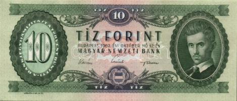 1949. 10Ft + 1962. 10Ft (2x) egymás utáni sorszámmal T:I