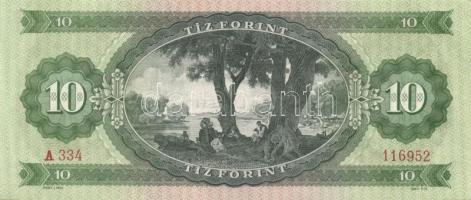 1962. 10Ft (2x) egymás utáni sorszámmal + 1969. 20Ft (2x) egymás utáni sorszámmal T:I