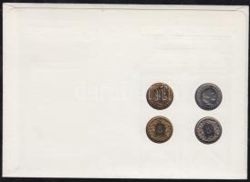 Svájc 1981. 1980 5R (2x) + 1981 5R (2x) érmés bélyeges borítékon, alkalmi bélyegzővel T:1
Switzerlan...