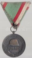 1918. Magyar Háborús Emlékérem kardokkal,sisakkal "Pro Deo et Patria" hadifém kitüntetés m...