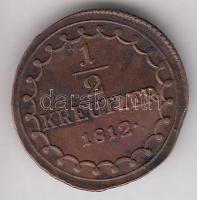 Ausztria/magyar verdejel 1812S 1/2Kr T:2,2-