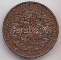 Hollandia 1904. 1c T:2
Netherlands 1904. 1 Cent C:XF