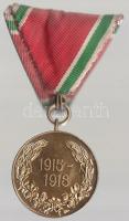 Bulgária 1933. Háborús emlékmedál "1915-1918" mellszalaggal T:2
Bulgaria 1933. Commemorati...