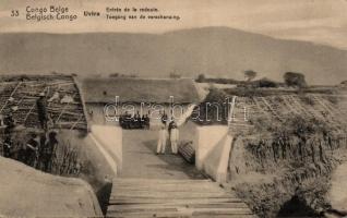 Uvira entrance to the redoubt, Belgian Congo Ga. (EB)