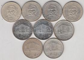 1992-1994. 200Ft Ag "MNB" + "Deák" (9x) T:vegyes