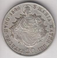 1844B 20Kr Ag "V. Ferdinánd" T:2-