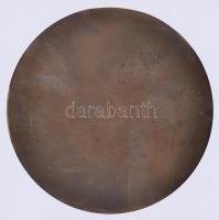 ~1980. "A Közúti Közlekedés Szolgálatában AUTÓKER" Br plakett (97mm) dísztokban T:1-