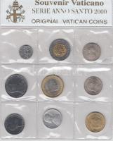 Vatikán 1952-1997. 50L-1000L 2000. Szentév sorozat T:1 Vatican 1952-1997. 50 Lire - 1000 Lire Series of Holy Year 2000 C:UNC