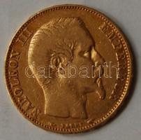 Franciaország 1854. 20Fr "Napoleon" arany 6,452g T:3