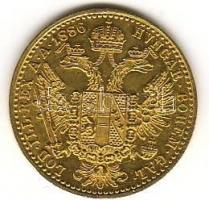 Ausztria 1886. 1D arany 3,49g T:2+