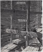 cca 1933 Kinszki Imre (1901-1945): Nádpallós kép. Vintage fotó, hátoldalán szerzői pecséttel jelzett, 16,5x20,5cm