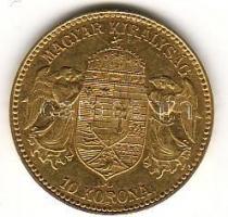 Ausztria 1910. 10K arany 3,3875g T:2