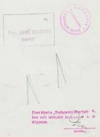 cca 1940 Dulovits Jenő (1903-1972): Jégpálya. Vintage fotó, hátoldalán szerzői pecséttel, szignóval,...