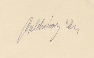 cca 1950 Belházy Dezső vintage portréfotója Angelo Funk Pál nemzetközi hírű fotóművészről, szerző ál...